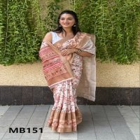 Mira Bela MB146 To MB156 Wholesale Silk Jari Chex Ethnic Sarees