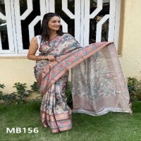 Mira Bela MB146 To MB156 Wholesale Silk Jari Chex Ethnic Sarees