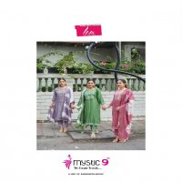 Mystic 9 Maya Vol-1 Wholesale Straight Cut Kurti With Pant And Dupatta