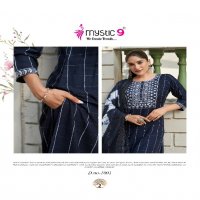 Mystic 9 Maya Vol-1 Wholesale Straight Cut Kurti With Pant And Dupatta