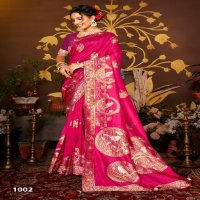 Saroj Nairaa Dola Saroski Vol-1 Wholesale Dola Fabrics Silk Sarees