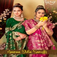 Saroj Nairaa Dola Saroski Vol-2 Wholesale Dola Fabrics Silk Sarees