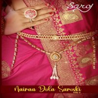 Saroj Nairaa Dola Saroski Vol-3 Wholesale Dola Fabrics Silk Sarees