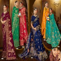 Saroj Nairaa Dola Saroski Vol-6 Wholesale Dola Fabrics Silk Sarees