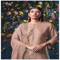 Ganga Firaki S3040 Wholesale Pure Bemberg Silk Salwar Suits