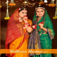 Saroj Nidhivan Jharkan Vol-2 Wholesale Soft Crepe Silk Ethnic Sarees