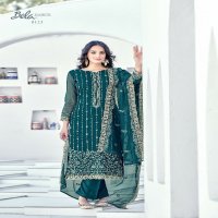 Bela Eraya Wholesale Premium Organza Fabrics Straight Salwar Suits