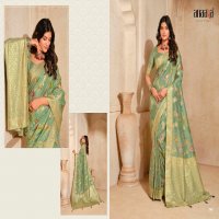 tathastu anaara 7501- 7508 beautiful silk zari weaving party wear women saree