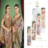 shubh shree creation toral digital dola silk casual wear ladies saree