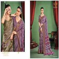 shubh shree creation toral digital dola silk casual wear ladies saree