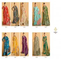 shubh shree creation alice velvet tusser silk zari border indian women saree