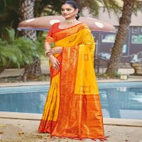 bunawat shriprada silk wedding festival wear silk fabric saree collection