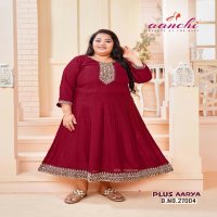 Aanchi Plus Aarya Wholesale Big Size Ladies Kurtis