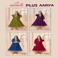 Aanchi Plus Aarya Wholesale Big Size Ladies Kurtis