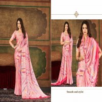 Silkvilla Signature Wholesale Satin Silk Fabrics Printed Sarees