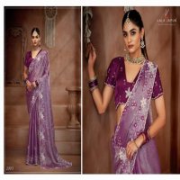 karma vol 1 by kala jamun chiffon silk designer saree for women