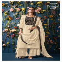 Ganga Pranjal S3096 Wholesale Pure Bemberg Salwar Kameez