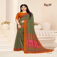 Ruchi Star Chiffon 180 Wholesale Chiffon Fabrics Printed Sarees