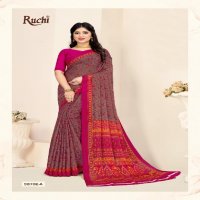 Ruchi Star Chiffon 180 Wholesale Chiffon Fabrics Printed Sarees