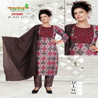 Kanha Jugni Wholesale Heavy Muslin 3 Piece Readymade Suits