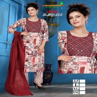 Kanha Jugni Wholesale Heavy Muslin 3 Piece Readymade Suits