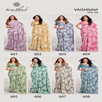 vaishnavi vol 6 by kashvi creation weightless indian saree wholesaler