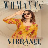 womayas kurtis vibrance floral vol 3 fully stitch cotton cambric printed classic kurti gown