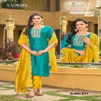 rainbow vol 2 by hariyaali vichitra silk fully stitch combo set suits for women