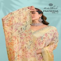 Kashvi Pratistha Vol-21 Wholesale Brasso Fabrics Indian Sarees