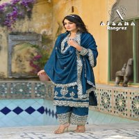 Afsana Rangrez Wholesale Vichitra With Cording Work Readymade Suits