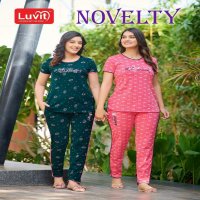 Luvit Novelty Wholesale Pure Printed Sinker Night Wear Collection