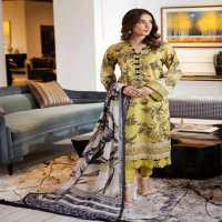 Hala Hezal Wholesale Luxury Lawn Cotton Printed Dress Material