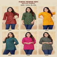 Sangeet Pintex Printed Tops Wholesale Pintex Work Kurti