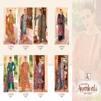 Alok Anarkali Vol-3 Wholesale Pure Cambric Cotton With Fancy Work Dress Material