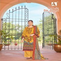 Alok Bin Saeed Vol-7 Wholesale Pure Cambric Cotton With Work Dress Material