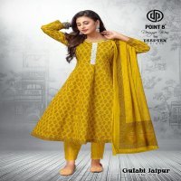 Deeptex Point 8 Gulabi Jaipuri Vol-2 Wholesale Anarkali Tops With Pant And Dupatta