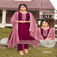 kali vol 1 by the final touch readymade vichitra elegant style combo suit