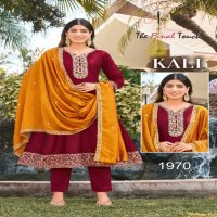 kali vol 1 by the final touch readymade vichitra elegant style combo suit