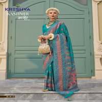 kashmir vol 2 by kreshva banarasi silk occasion wear saree wholesaler