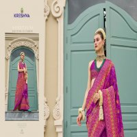 kashmir vol 2 by kreshva banarasi silk occasion wear saree wholesaler