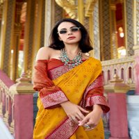 aaradhya by rajpath occasion wear tussar handloom silk saree online