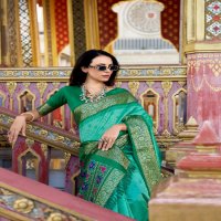 aaradhya by rajpath occasion wear tussar handloom silk saree online