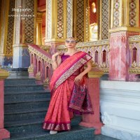 aaradhya by rajpath occasion wear tussar handloom silk saree online