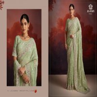 Arya Swarna Vol-9 Wholesale Thread Work Sequence Work Party Wear Sarees