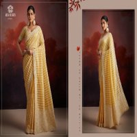 Arya Swarna Vol-9 Wholesale Thread Work Sequence Work Party Wear Sarees