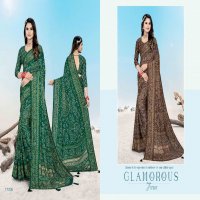 Jalnidhi Tarang Wholesale Heavy Dull Moss Printed Sarees