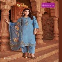 Rangmaya Angel Wholesale Kurti With Pant And Banarasi Dupatta Catalog