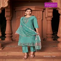 Rangmaya Angel Wholesale Kurti With Pant And Banarasi Dupatta Catalog