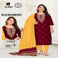 Artio Kashmiri Wholesale Rangila Silk Readymade Salwar Kameez Combo