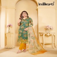 Indikurti Vedika Vol-2 Wholesale Organza Butti Readymade Salwar Kameez Combo